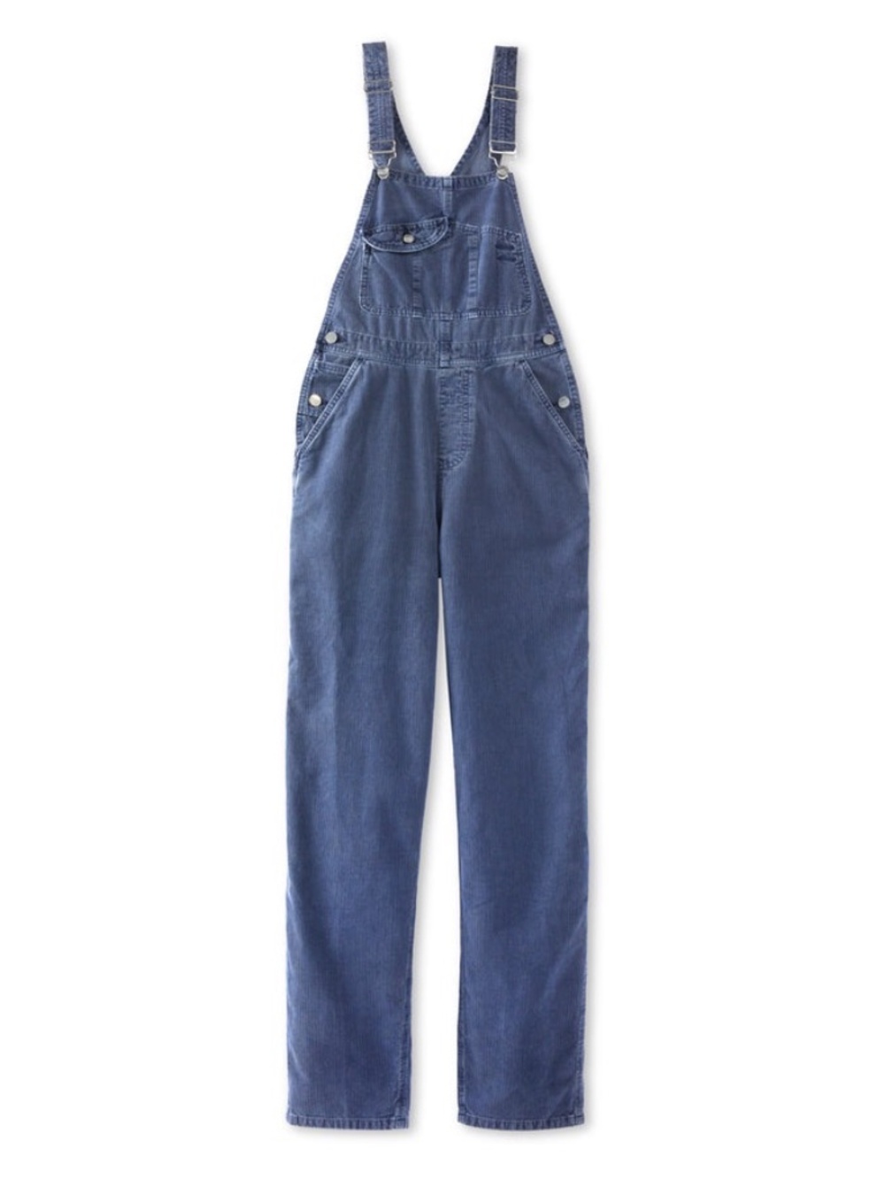 Outerknown Voyage Corduroy Overalls Organic Cotton size Small in Ink Blue NWT